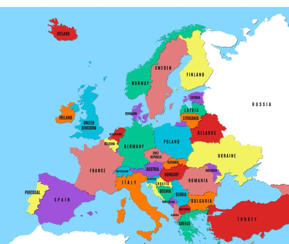 Choose the right European country